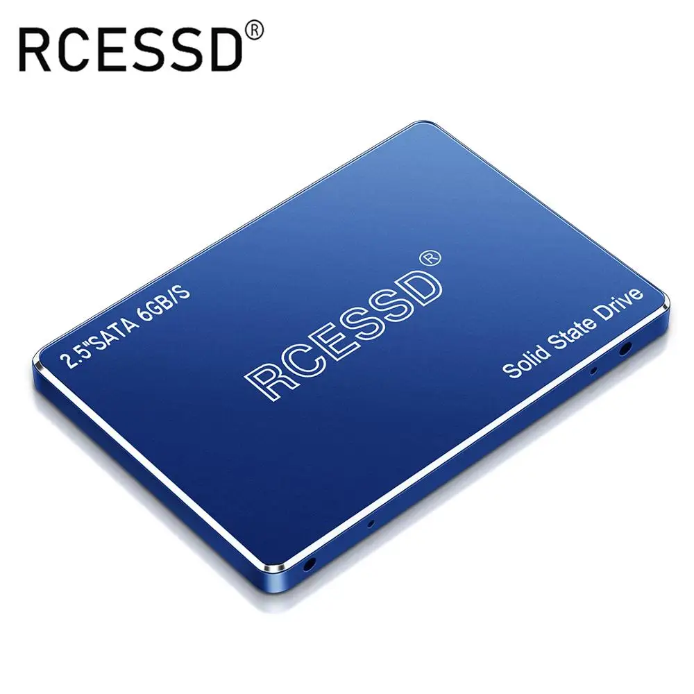 Синий SSD RCESSD 2 5 дюйма SATA3 Hdd 120 ГБ ssd 240 512 Внутренний твердотельный жесткий диск 1 ТБ