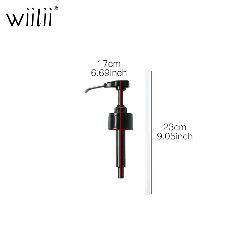Wiilii сопло из нержавеющей стали давление масла опрыскиватель сироп бутылка