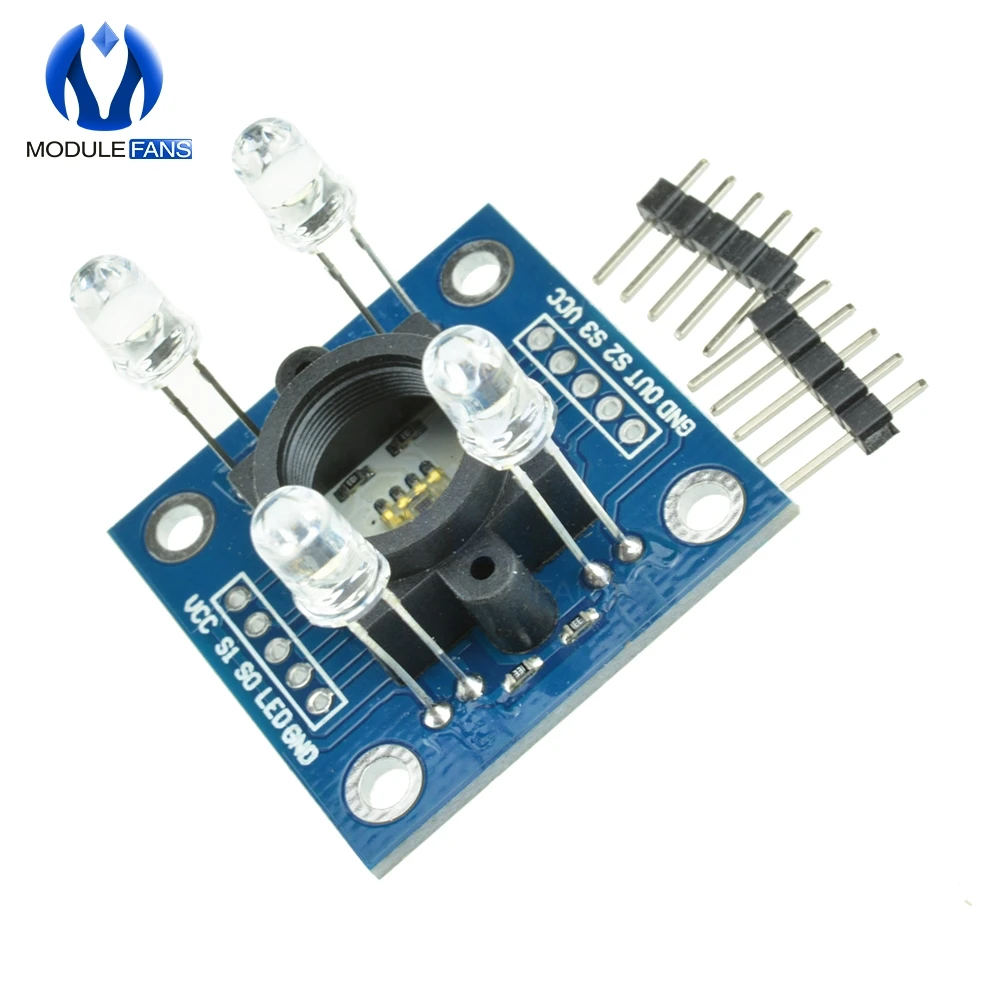 TCS230 TCS3200 модуль детектора Цвет распознавания Сенсор для платы Arduino Diy DC 3V 5V