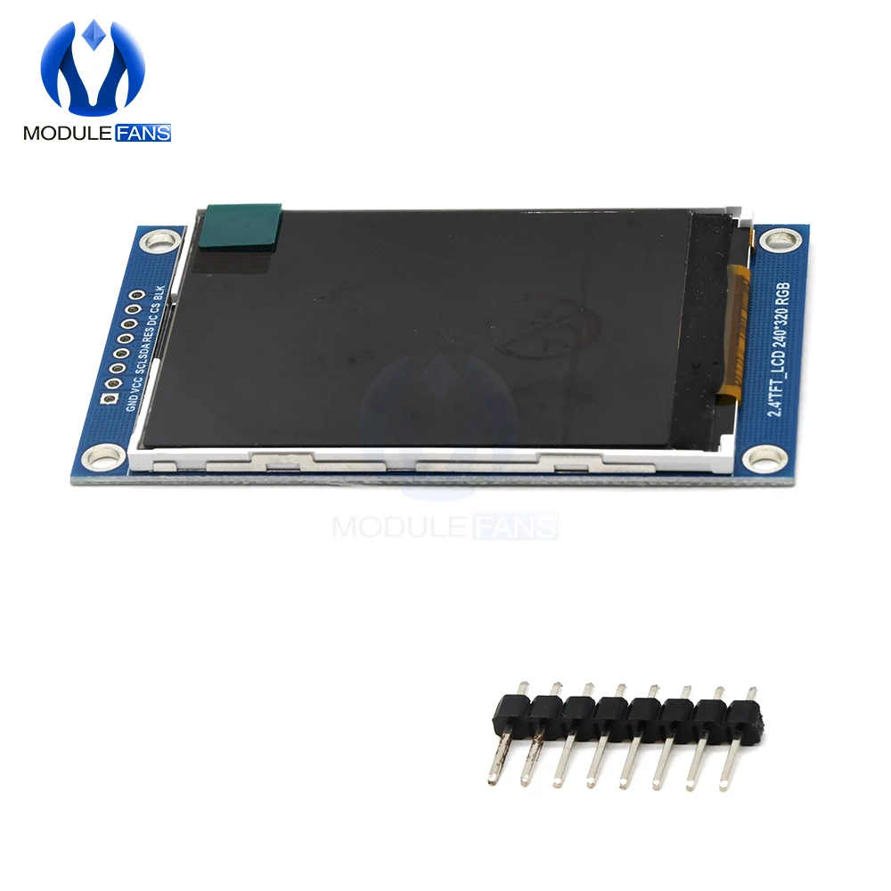 ЖК дисплей 2 4 дюйма 240x320 TFT модуль дисплея 240*320 3 В SPI Driver IC ILI9341 для Arduino|ЖК-модули| |