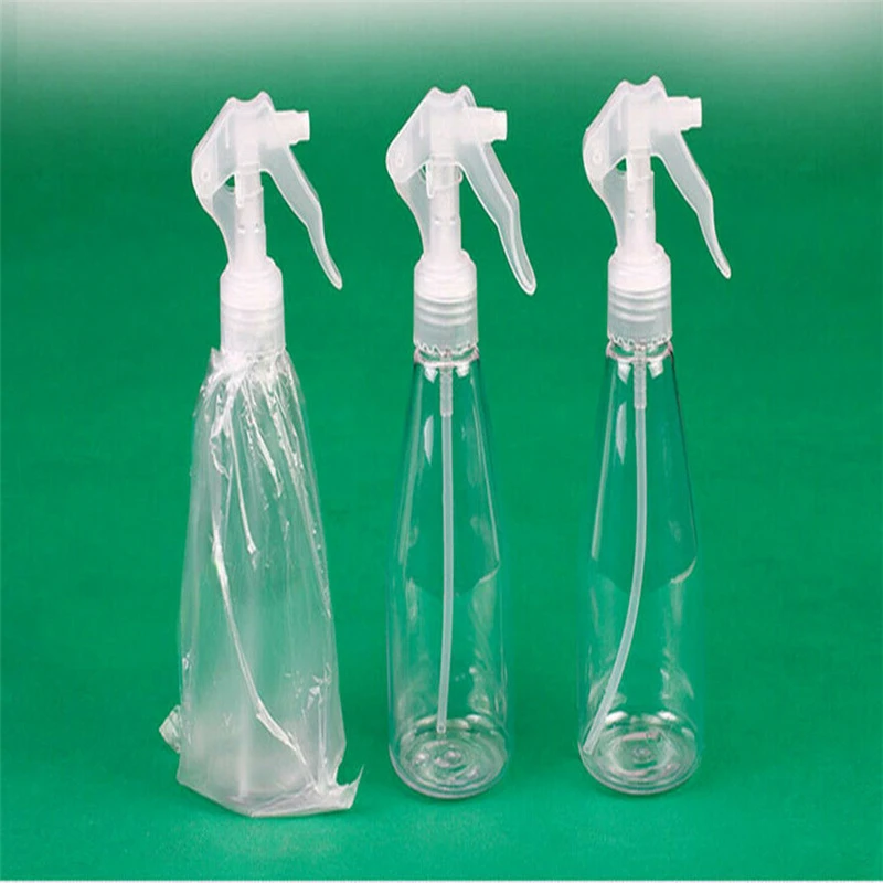 

3 pcs Plastic Clear Spray Bottle Cleaning Hand Water Garden Empty Trigger 200ml