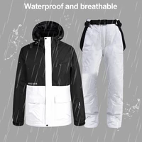ski suit men winter warm windproof waterproof outdoor sports snow jackets and pants hot ski equipment snowboard jacket men brand