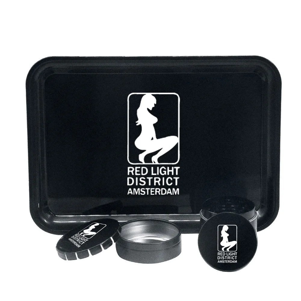 Набор для измельчения табака HONEYPUFF пластиковый поднос + металлическая