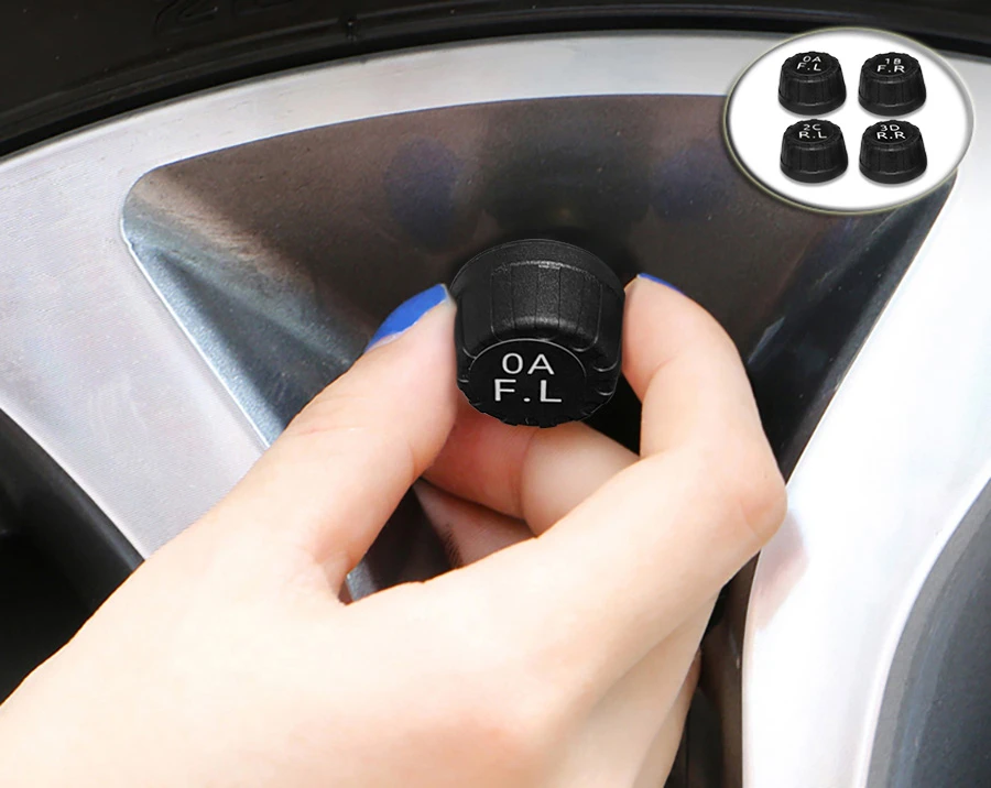 Дропшиппинг Встроенный датчик давления в шинах TPMS Солнечная Автомобильная