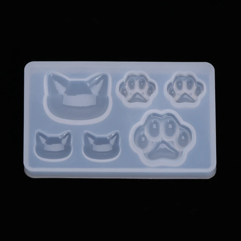

Silicone Mold DIY Crafts Claw Moon Geometry Mirror For Jewelry Making Decorative