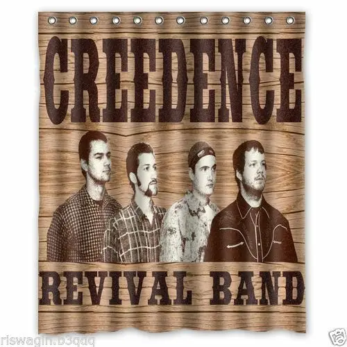 

New Creedence Clearwater Revival Custom Fabric Shower Curtain