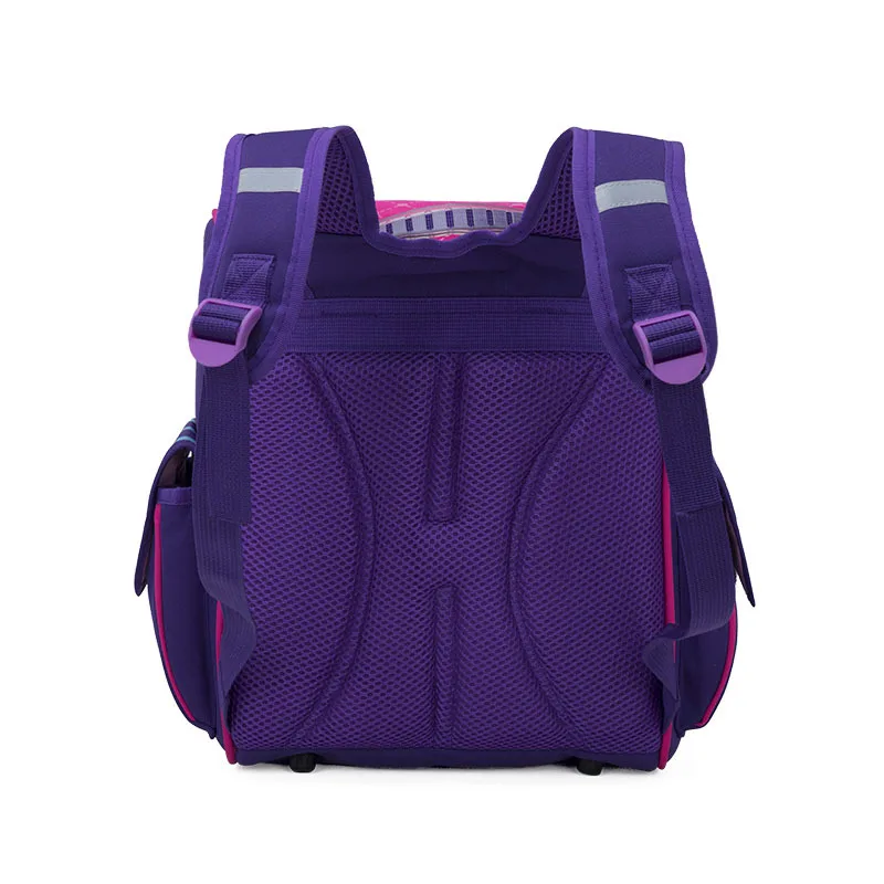 Детский школьный ранец с мультипликационным рисунком пони и гоночных машин