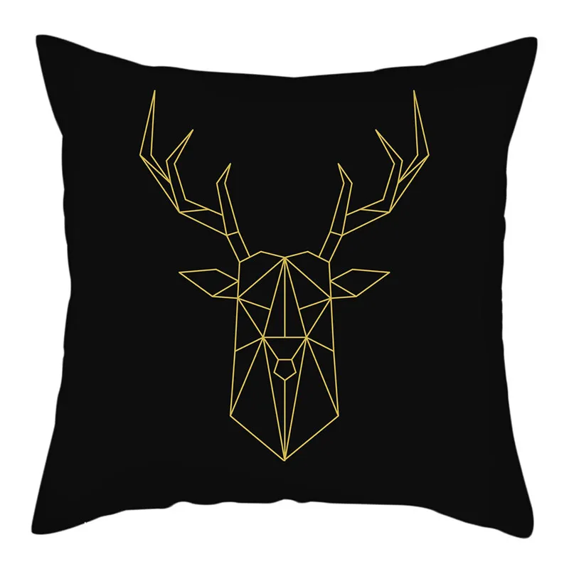 Рождественские наволочки TTLIFE с принтом оленя декоративные подушки Наволочки для