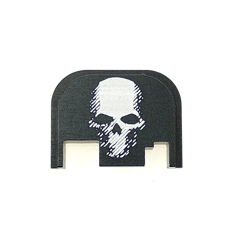 Skull-3 Чехол для задней панели слайд задняя пластина для Глок Gen 1-4 года - Цвет: Skull-3