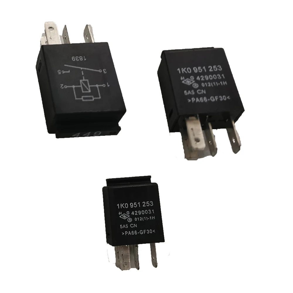 

Horn Relay NO.449 Fit for Audi TT A3 R8 VW Passat Jetta Bora Golf Superb GOL EOS Tiguan OE:1K0951253 95861501000