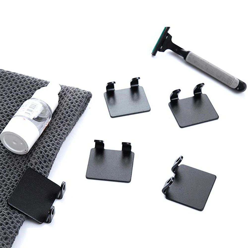 Punch Free Shaver Holder Men Razor Storage Rack Wall Metal Hooks Shaving Straight Stand Bathroom Organizer Accessorie | Дом и сад