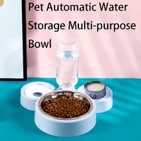 stainless steel pet bowl cat bowl dog bowl automatic water storage multi purpose dog basin cnorigin