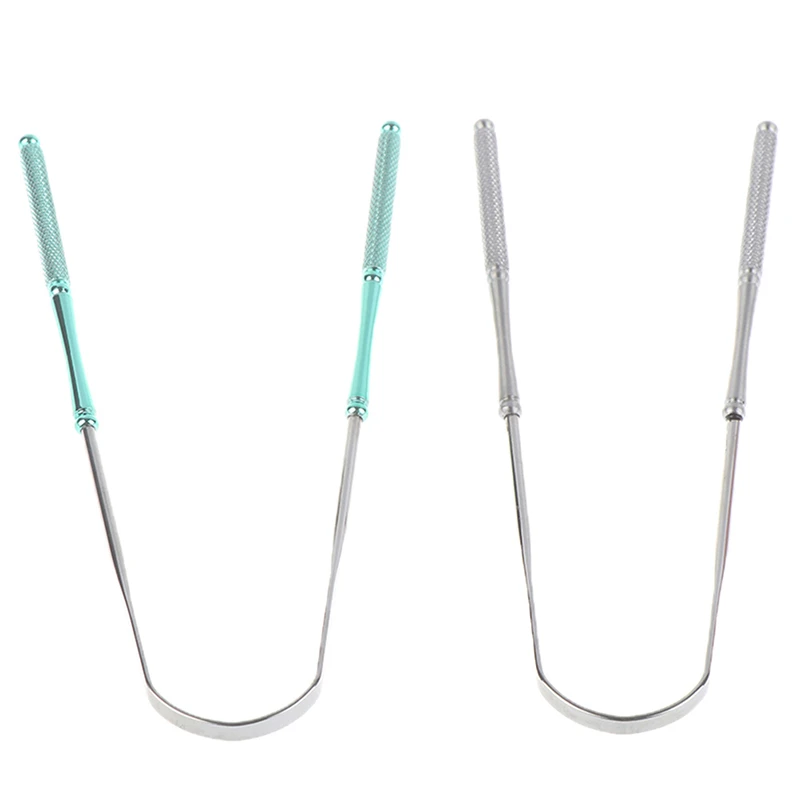 Скребок для языка из нержавеющей стали щетка чистки рта свежая очистка дыхания