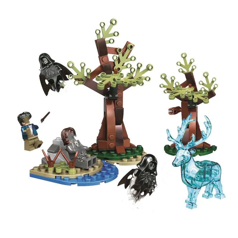 Волшебные строительные блоки совместимые с замком Волдеморт 75948 детские игрушки