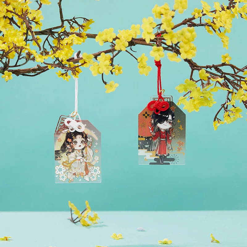 Manhua небесные чиновники благословение Мерч акриловый брелок сумка Подвеска Tian Guan