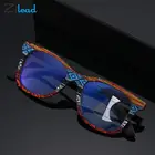 Очки Zilead с мультифокальными свойствами для мужчин и женщин, умные аксессуары для чтения при пресбиопии и дальнозоркости, с имитацией дерева, + 1,0-+ 3,5