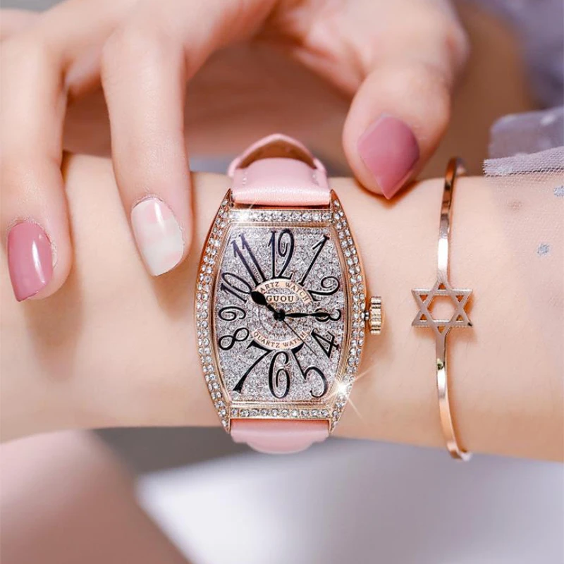Женские часы женские модель 2019 кварцевые наручные роскошный бренд с