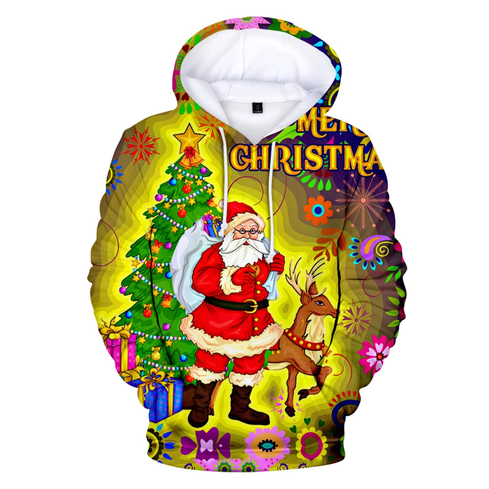 

2021 Personality Merry Christmas hoodies Men Women Unisex Fashion Christmas good sweatshirts Merry Christmas Popular essentials