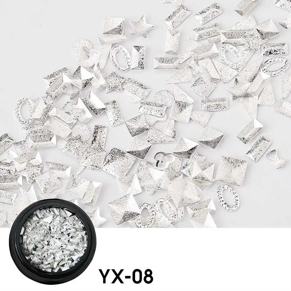 003-008 ROHWXY смешанные цветные Стразы для ногтей 3D ювелирные изделия хрустальные стразы камень украшения для дизайна ногтей Diy Дизайн Маникюр алмаз - Цвет: 003-008