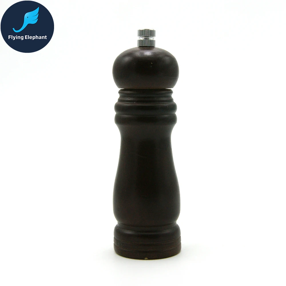 CE мельница деревянная ручная для соли коричневый черный перец белая морская соль