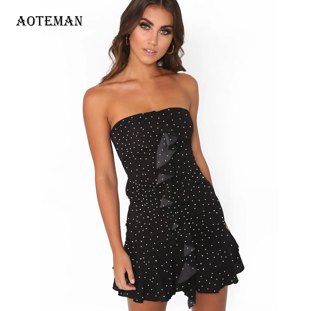 Необычное летнее женское платье 2019 сексуальное облегающее Бандажное розовое