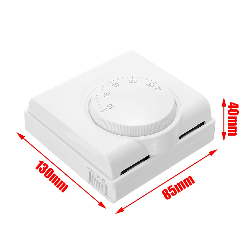 220V механический комнатный регулятор температуры воздуха напольный термостат