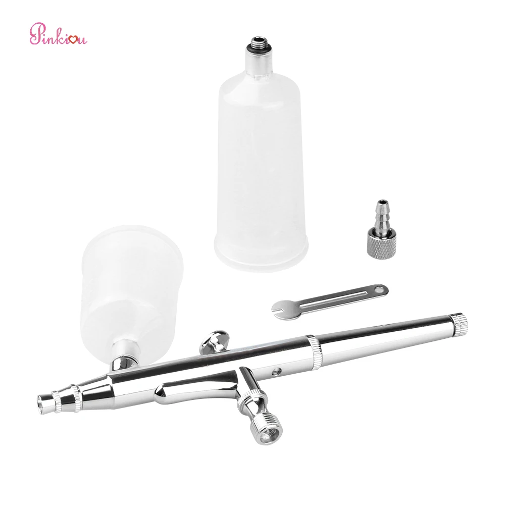 

Double-action Large capacity Airbrush Temporary Tattoo Kit 0.3mm Needle Air Brush Aerograph Spray Gun body Paint Tanning Art