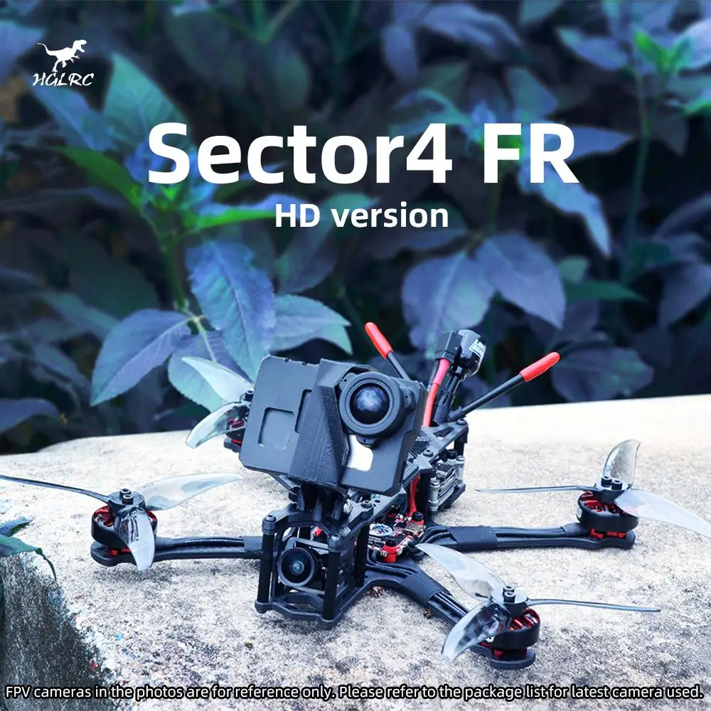 

HGLRC Sector4 FR Digital Zeus25 AIO CADDX Polar Vista Kit AEOLUS 1804 3500KV 4S 178mm 4inch FPV Freestyle HD Drones Sub250g