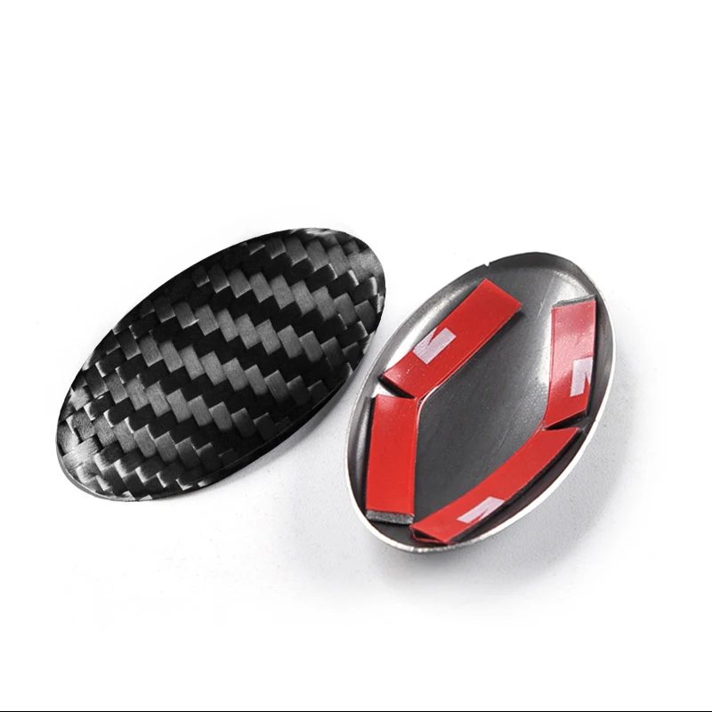

2 Pcs Carbon fiber Gear stick decoration cover For BMW MINI ONE Cooper S JCW F54 F55 F56 F57 F60 Gear lever modified accessories