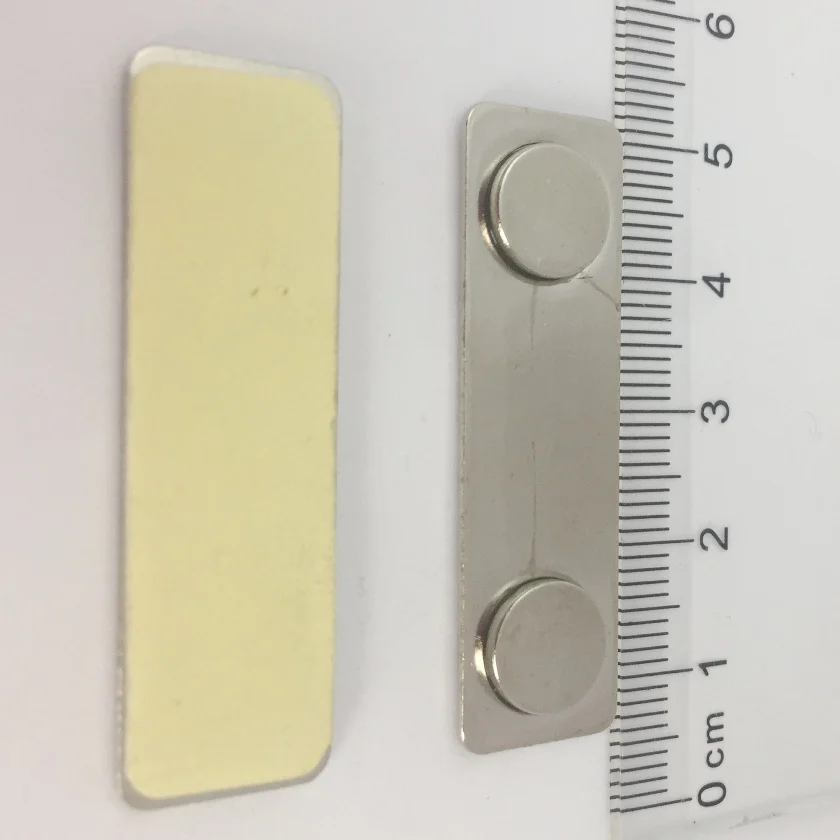 Оптовая продажа новый постоянный магнитный значок (30 шт./лот) 45x13 мм бесплатная