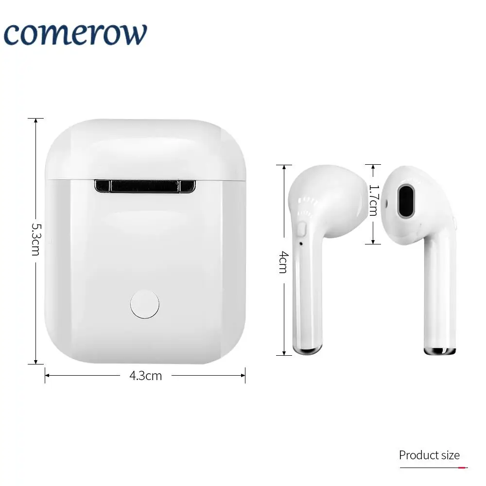 Comerow Оригинал i10 TWS беспроводной Bluetooth 5 0 наушники Спортивный Пот Touch портативные