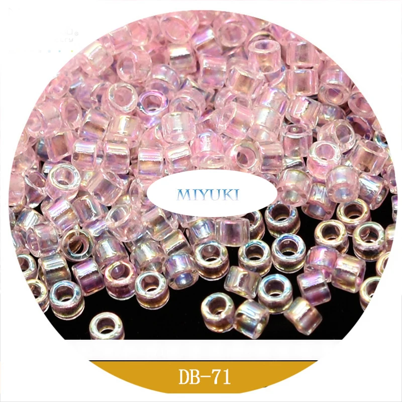 Японские импортные стеклянные бусины ручной работы Миюки 1 6 мм прозрачная