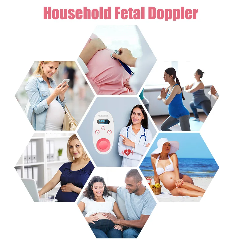Бытовой Детские Doppler Home Беременность фетальный звуковой частоты сердечных