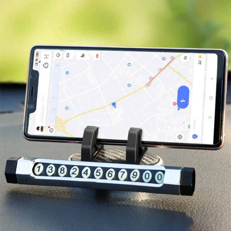 Автомобильный держатель для телефона автомобильная Временная парковочная карта