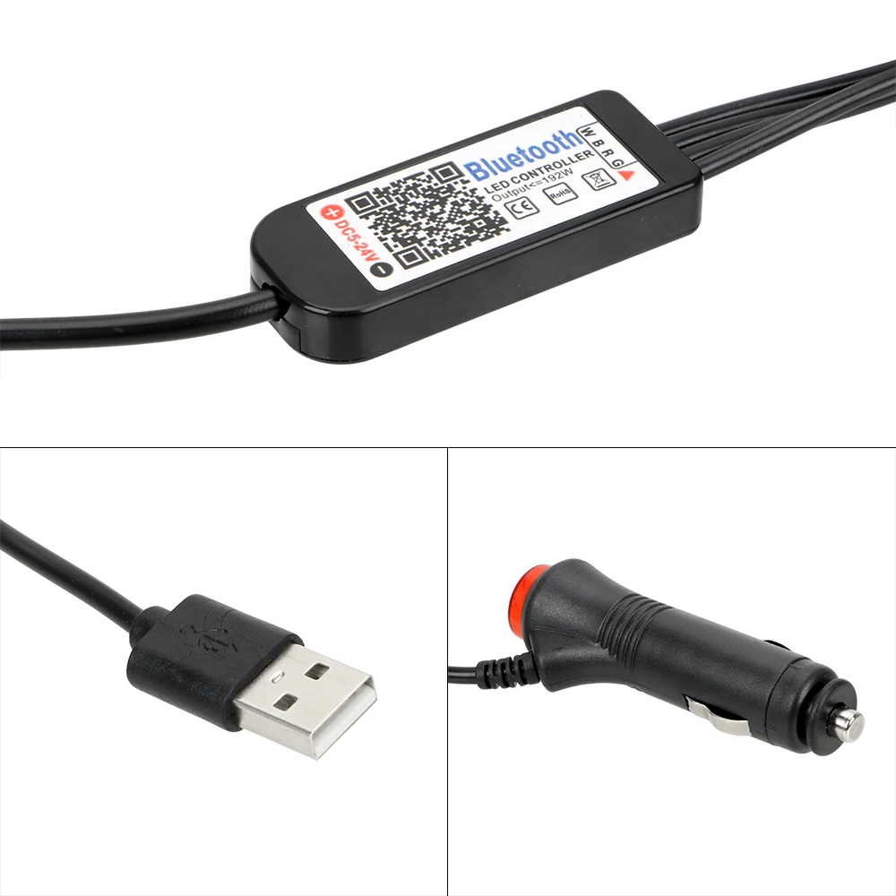 Автомобильные атмосферные лампы 4 шт. Автомобильный светодиодный напольный