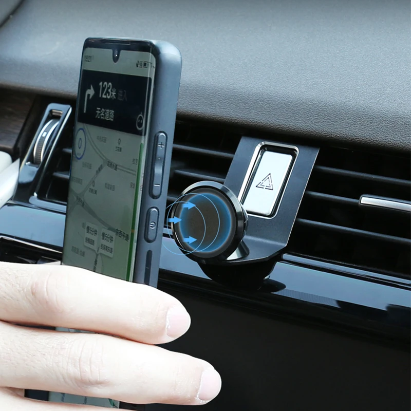 interior air vent mobile phone holder navigation bracket for land rover discovery 5 lr5 range rover sport 2017 20 car accessory free global shipping