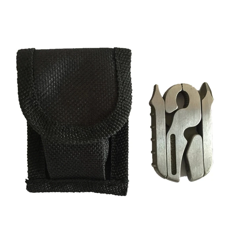 Высококачественный миниатюрный многофункциональный инструмент-8 в 1 брелок для