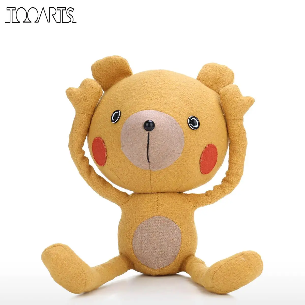 Tooarts | Игрушка в виде медведя йоги с мультяшным рисунком удобный и эмоциональный
