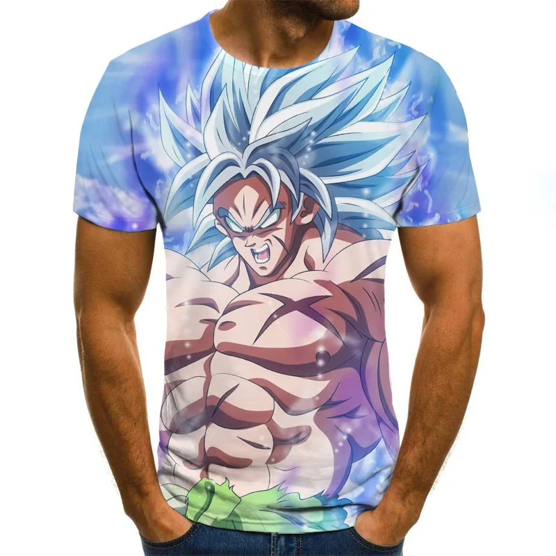 2019 горячая Распродажа популярные модели Супер Saiyan Wukong футболка с 3d принтом