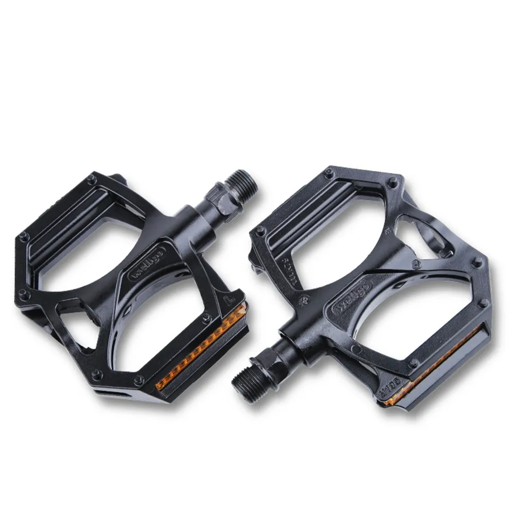 

1 Pair Road Bike MTB Bicycle Pedal M195 9/16“ DU Bearing Aluminium Alloy Anti-Slip Pedal Anti-skid Folding Bicycle Parts