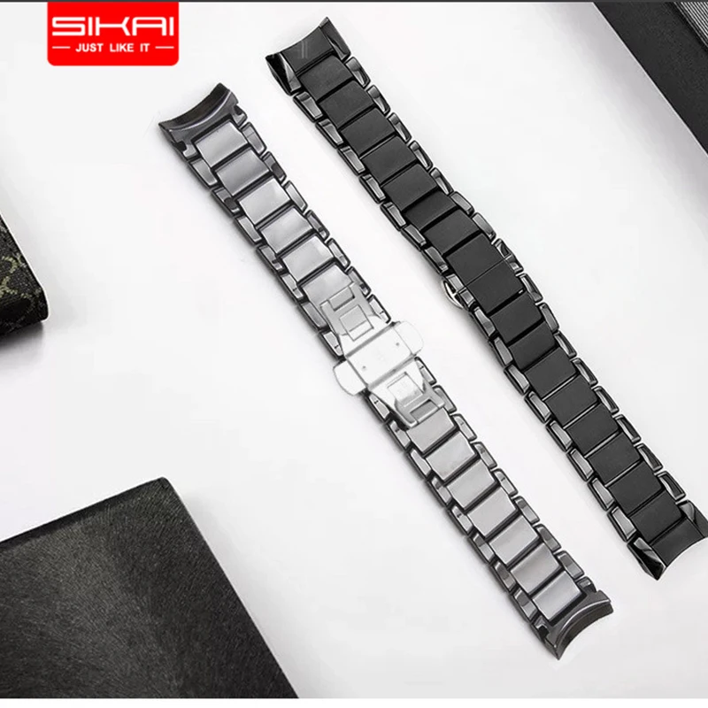 SIKAI для Emporio Armani AR1410/AR1400 Роскошный деловой стиль мужчин кривая застежка бабочка