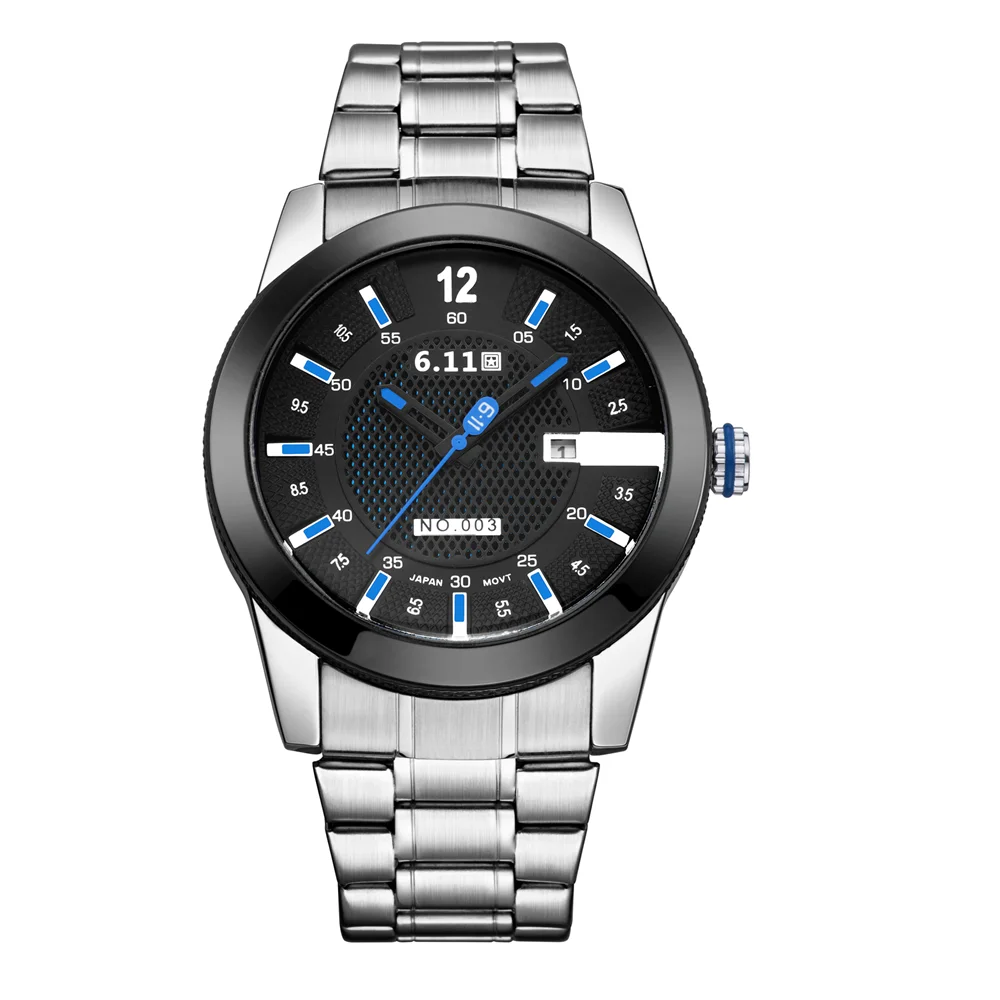611 солнечные часы лучший бренд часы Мужские reloj macsulino light kinetic energy кварцевые часы со стальным ремешком водонепроницаемые часы с календарем Мужские