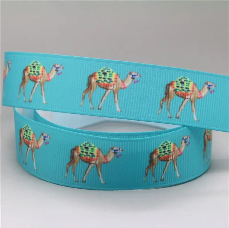 DHK 7/8 'ɵ ярдов цветы с рисунком плодового дерева для напечатан Grosgrain ленты