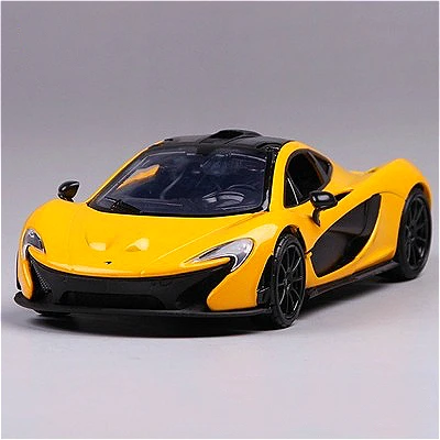 yellow Игрушка модель автомобиля 1:24 бутик сплава моделирование mlaren p1 желтый оранжевый Коллекция украшения Рождество подарок на день рождения - Цвет: yellow