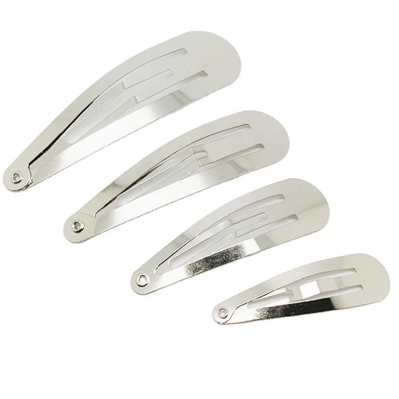 

10pcs/lot 4cm Simple Metal Hair Clips BB Clip Diy Handmade Girls Headdress Accessories