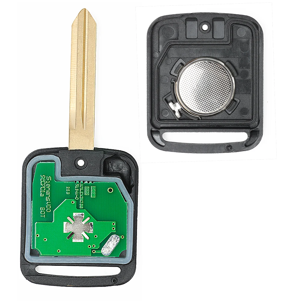 2 кнопочный флуоресцентный чип 433 МГц PCF7946 для Nissan Micra Navara Qashqai 2003-2010 идентификатор