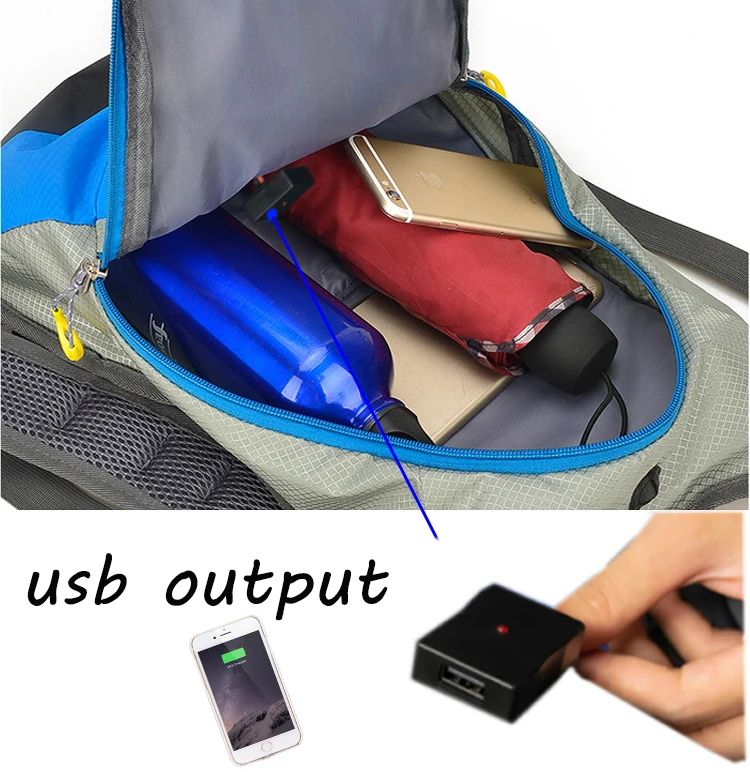 

Backpack Solar Panel 6W 6V USB Battery Power Bank Charger for Smartphone Outdoor Camping Climbing Travel Hiking