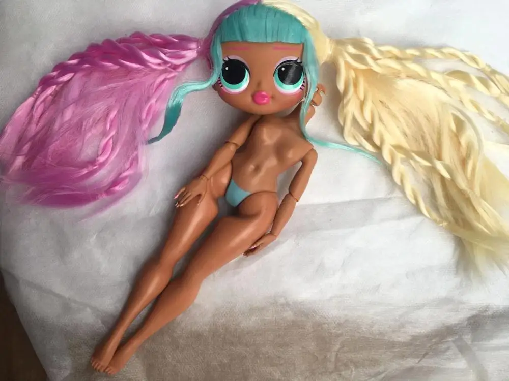 Укорененные волосы модная сестра кукла голова девочка сделай сам игрушка части