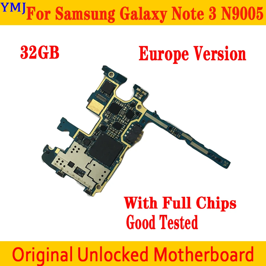 32 Гб с системой Android для материнской платы Samsung Galaxy Note 3 N9005 Оригинальный