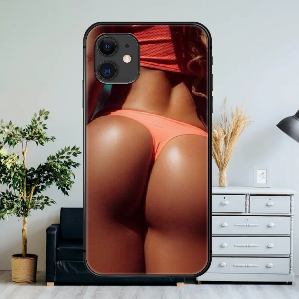 

Sexy Female star Bikini Girl Phone Case For iPhone 4 4s 5 5S SE 5C 6 6S 7 8 Plus X XS XR 11 12 Mini Pro Max 2020 black Cover 3D